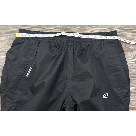 Road Runner Pro Velocity Wind Pants Mens L Running Black Zip Leg Water Resist - Picture 11 of 16